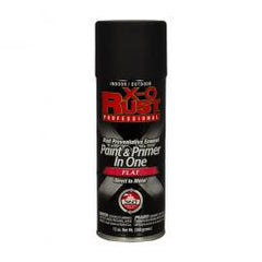 True Value XOP19-AER X-O Rust Anti-Rust Enamel Paint & Primer, Black Flat, 12-oz. Spray