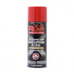 TRUE VALUE XOP41-AER X-O Rust Anti-Rust Enamel Paint & Primer, Hot Red Gloss, 12-oz. Spray