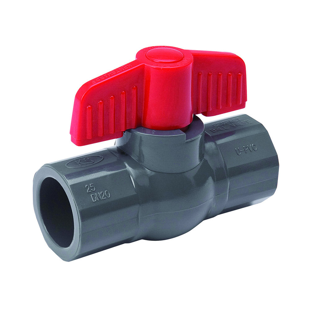 TRUE VALUE 107-604 3/4PVC Solv Ball Valve EA