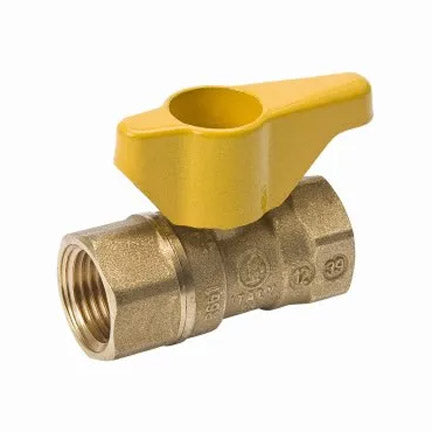 TRUE VALUE 110-125 1 BRS Gas Ball Valve