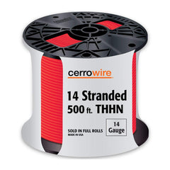 TRUE VALUE 112-3453J 500-Ft. Red 14 Stranded Building Wire