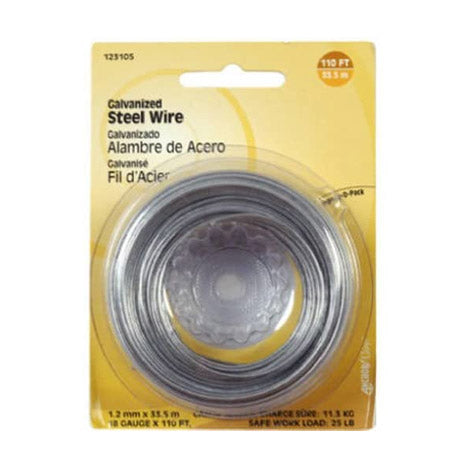 TRUE VALUE 123117 100-Ft. 28-Gauge Galvanized Wire