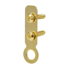 True Value 122227 4-Pack Large Brass Flat Ring Picture Hangers