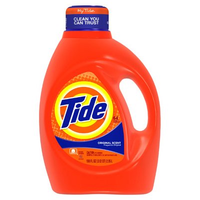 TRUE VALUE 13882 Tide Liquid Laundry Detergent Original Scent 100-oz.