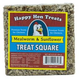 True Value 17080 Happy Hens Poultry Treats Mealworm & Sunflower Squares 6.5-oz