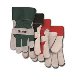 True Value 1932M Medium Men's Lined Suede Cowhide Leather Palm Gloves