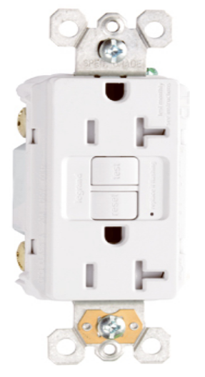 True Value 2097TRWCCD12 Pass & Seymour GFCI Receptacle, Duplex, 20A, White