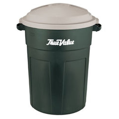 TRUE VALUE 2894TVEGRN True Value Evergreen Trash Can 32-Gal.