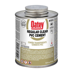 TRUE VALUE 31014 Oatey PVC Regular Cement, Clear, 16-Ounce