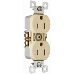 True Value 3232TRICP8 10-Pack Ivory 15-Amp 125-Volt Grounded Duplex Outlet