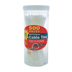 TRUE VALUE 50098N 500-Piece Cable Tie Canister