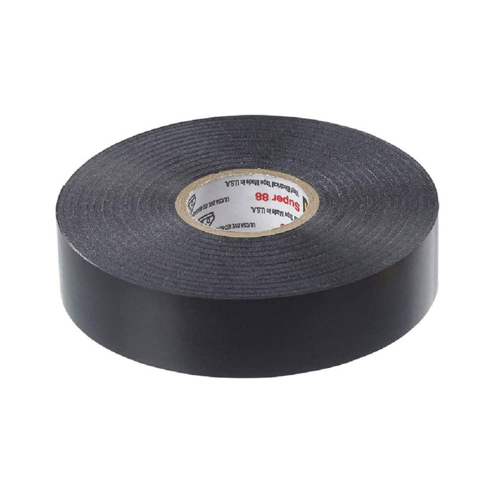 TRUE VALUE 6143-BA-100 Scotch Super 88 Tape 3/4-Inch x 66-Ft. Vinyl All-Weather Electrical Tape