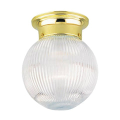 TRUE VALUE 66692 Westinghouse 6-Inch Polished Brass Ceiling Fixture