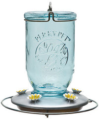 True Value 785 32OZ BLU HUMM MASON JAR EA