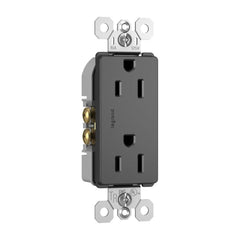 TRUE VALUE 885TRBKCC8 15-Amp 125-Volt 2-Pole 3-Wire Child Safety Outlet