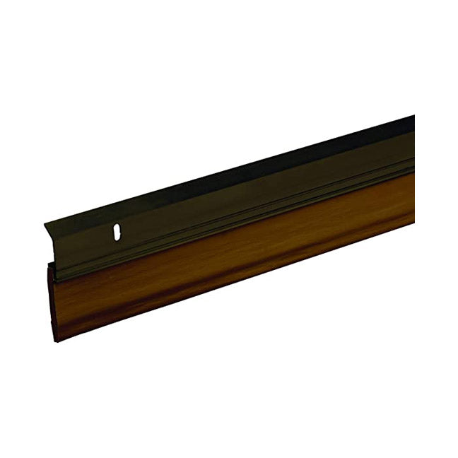 TRUE VALUE A82/36BR Frost King Door Sweep, Aluminum & Vinyl, Bronze, 2-3/8-In. x 3-Ft.