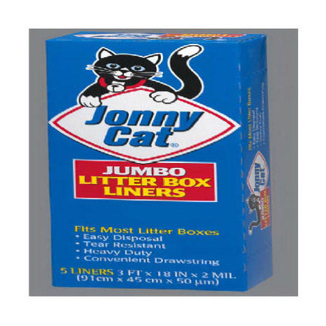 TRUE VALUE C00154 Jonny Cat Cat Litter Box Liners, 5-Ct.