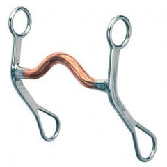 TRUE VALUE CA-5803 Weaver Leather Horse Bit, Curb, 5-In. Medium Port Mouth & 6-In. Cheeks