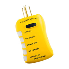 TRUE VALUE HGT6520 STOP SHOCK GFCI TESTER