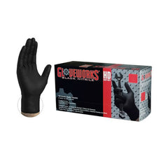 TRUE VALUE GWBN44100 100 CNT BLACK GLOVE MEDIUM