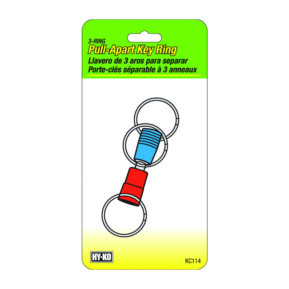 True Value KC114 3WY Pull Apart Key Ring