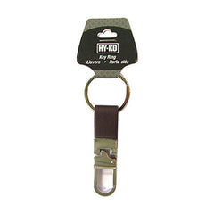 TRUE VALUE KHO732 BRN LTHR KEY RING