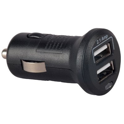 TRUE VALUE MINIME2 Audiovox USB Auto Power Outlet, Mini, 2-Port, Black