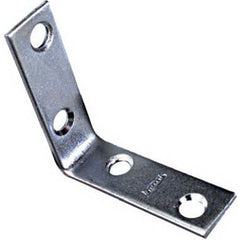 TRUE VALUE N113-308 4 Pack, 2 X 5/8 Corner Iron, With Screws - Zinc Finish