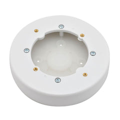 TRUE VALUE NMW4 Wiremold White Plastic Round Fixture Box