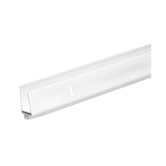 TRUE VALUE SDB36WH Frost King 1-1-1/2-Inch Adjustable White Storm Door Bottom