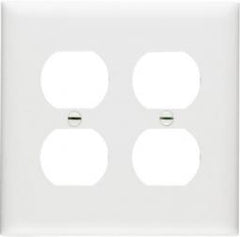 TRUE VALUE TP82WCC30 Pass & Seymour - Legrand White 2-Duplex Outlet Openings