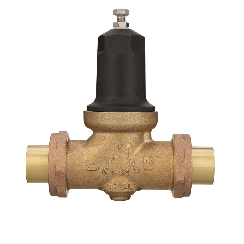 Zurn 114-NR3XLDUC NR3XL 1-1/4 in. 400 psi Cast Bronze Double Union FNPT Pressure Reducing Valve (PRV)