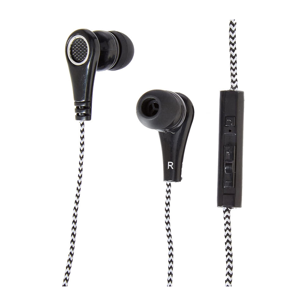 TRUE VALUE IAEV17B BLK STEREO EARBUDS/MIC