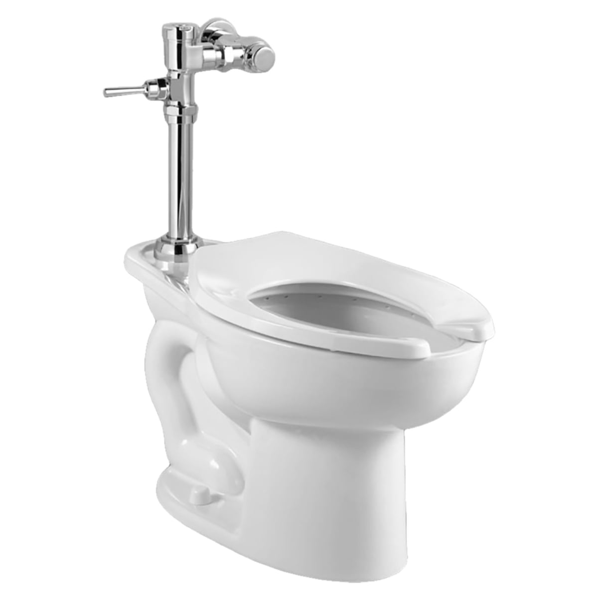 American Standard 2854016.020 Madera™ Chair Height EverClean® Toilet System With Manual Piston Flush Valve, 1.6 gpf/6.0 Lpf