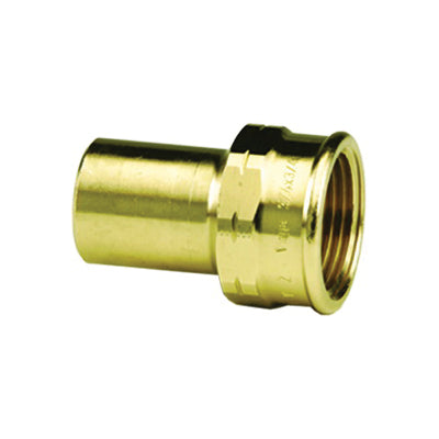 Viega 79475 Pipe Adapter, 2 in Nominal, Fitting x FNPT End Style, Bronze, Import