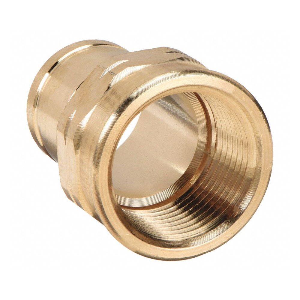 Viega 79475 Pipe Adapter, 2 in Nominal, Fitting x FNPT End Style, Bronze, Import