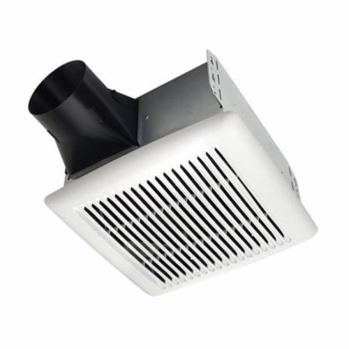 Broan-NuTone AE80 NuTone Invent Single Speed Bath Ventilation Fan, 4 in Duct, 26.9 W, 120 VAC, 0.3 A, 80 cfm