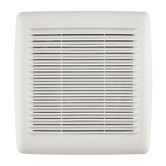 Broan-NuTone AE80 NuTone Invent Single Speed Bath Ventilation Fan, 4 in Duct, 26.9 W, 120 VAC, 0.3 A, 80 cfm