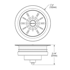 Elkay ELXU3322RT0 Quartz Luxe 33 x 18-1/2 in. No Hole Composite Double Bowl Undermount Kitchen Sink in Ricotta