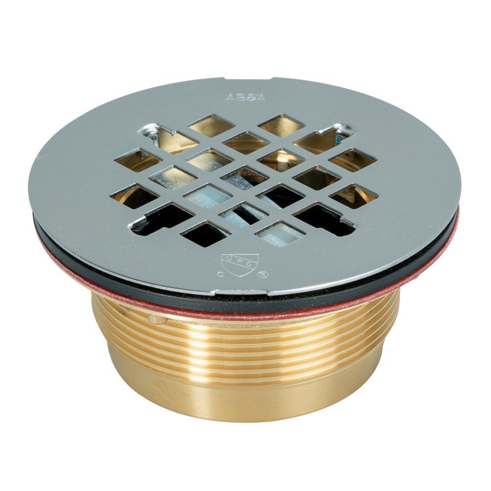 IPS Corporation 67042 7200 Series 2 in. Threaded Bronze/Brass Stainless Steel Shower Drain