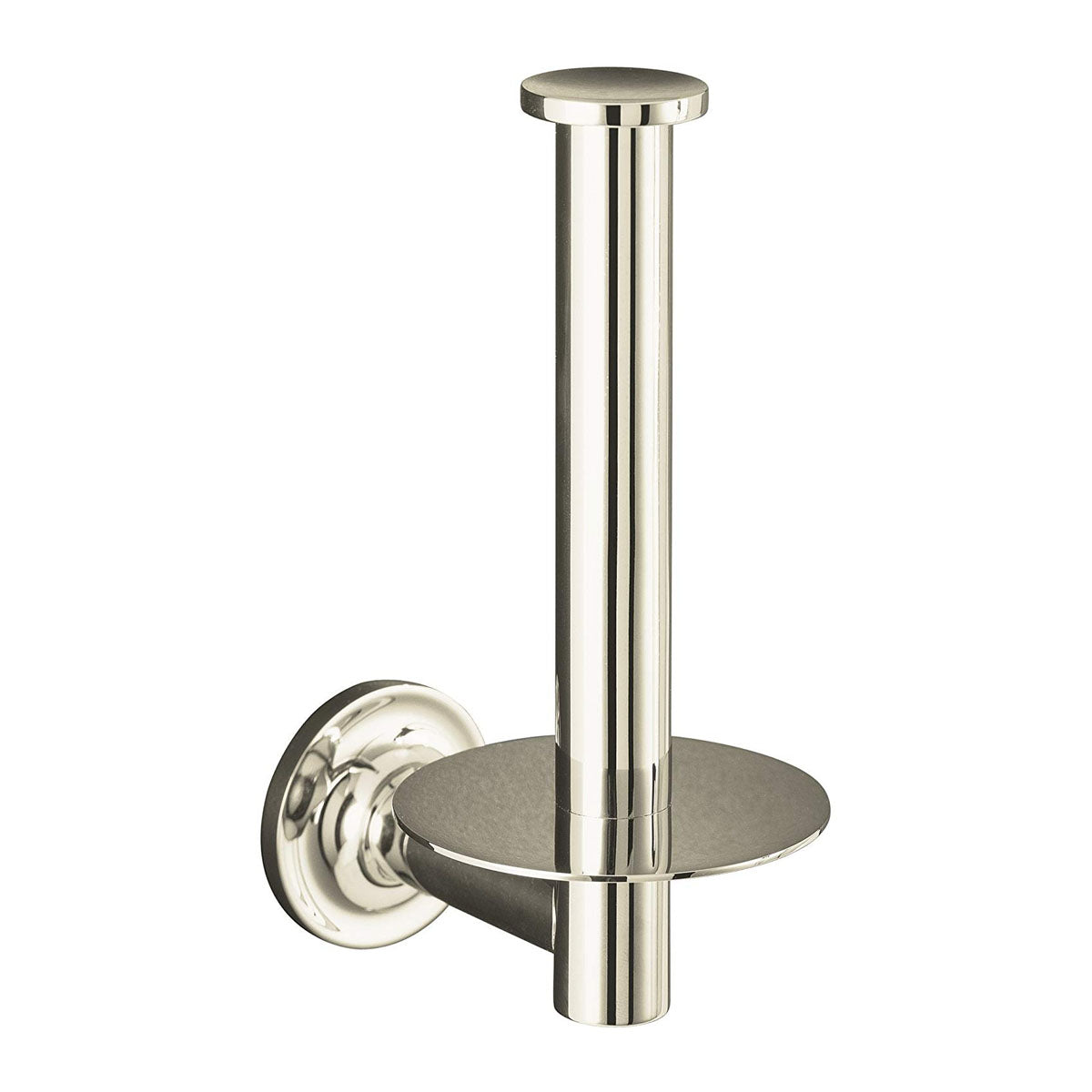 Kohler 087206870385 Purist Vertical Toilet Paper Holder Polished Nickel K-14444-SN