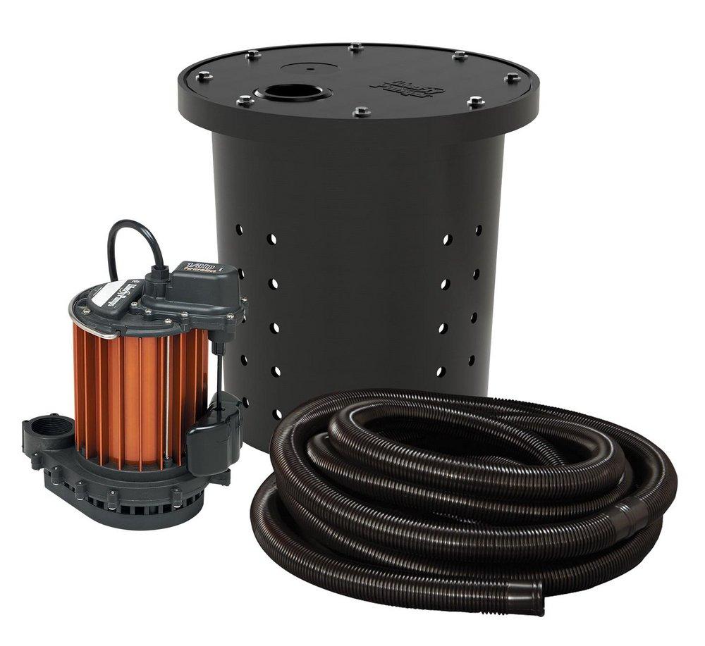 Liberty Pumps CSP-237 1/3 HP 115V Cast Aluminum Crawl Space Sump Pump Kit