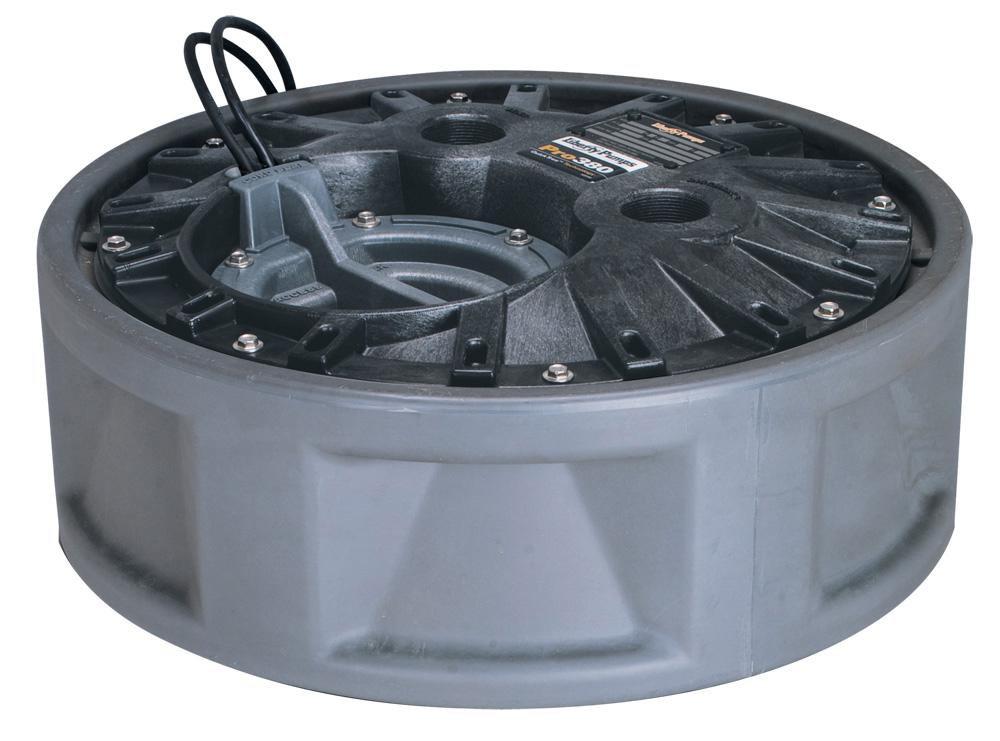 Liberty Pumps X8 8 in. Plastic Basin Extension for Pro370 and Pro380