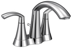 Moen 6172 Glyde Two-Handle Bathroom Faucet Chrome 4 Inch Centerset