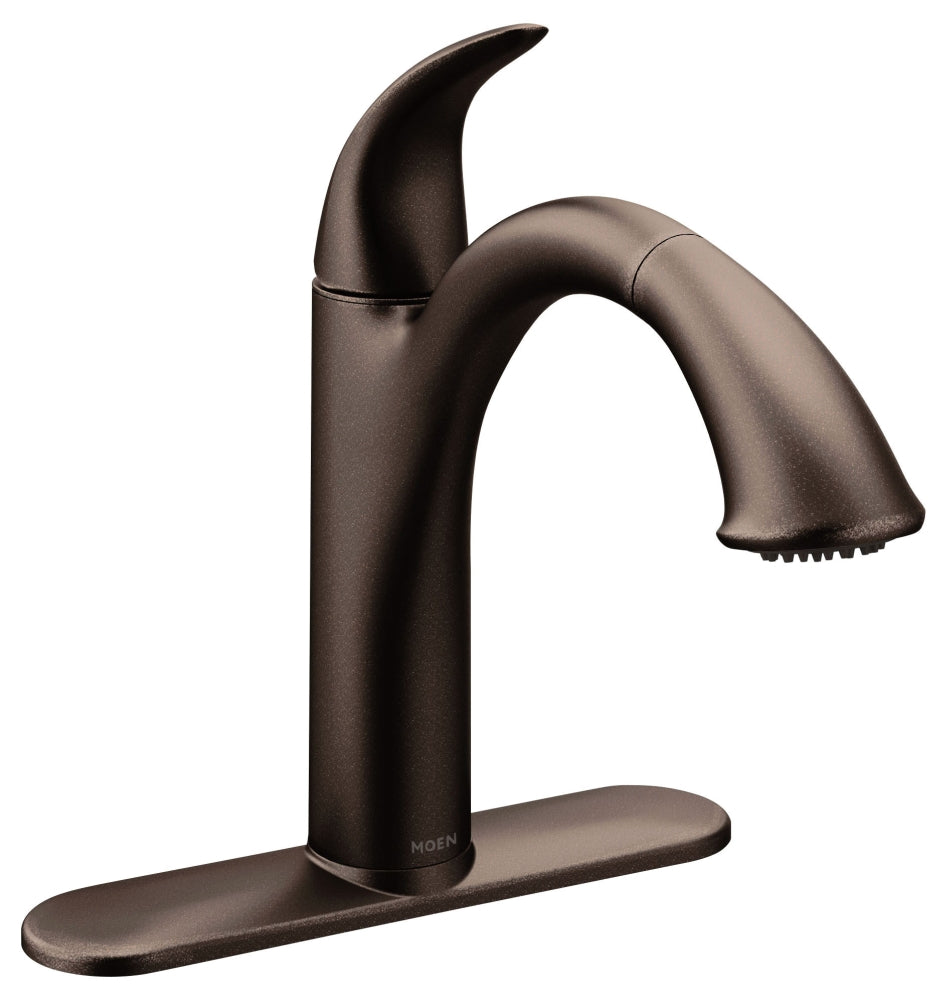 Moen 7545ORB Camerist 1 Handle Pullout Kitchen Faucet in Oil Rubbed Bronze