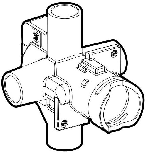 Moen 2510 Posi-Temp 1/2 Inch IPS Connection Pressure Balancing Valve