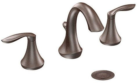 Moen T6420ORB Eva Two Handle Widespread Bathroom Faucet Oil Rubbed Bronze