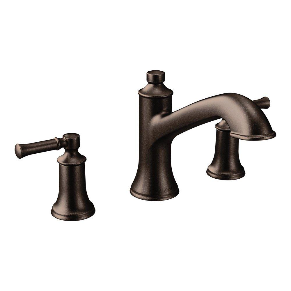 Moen T683ORB Dartmoor Two Handle Roman Tub Faucet in Oil Rubbed Bronze (Trim Only)