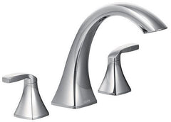 Moen T693 Voss 2 Handle Roman Tub Faucet Trim Kit in Chrome