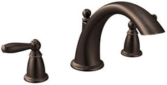 Moen T933ORB Brantford Two Handle Roman Tub Faucet Trim Kit in Oil Rubbed Bronze